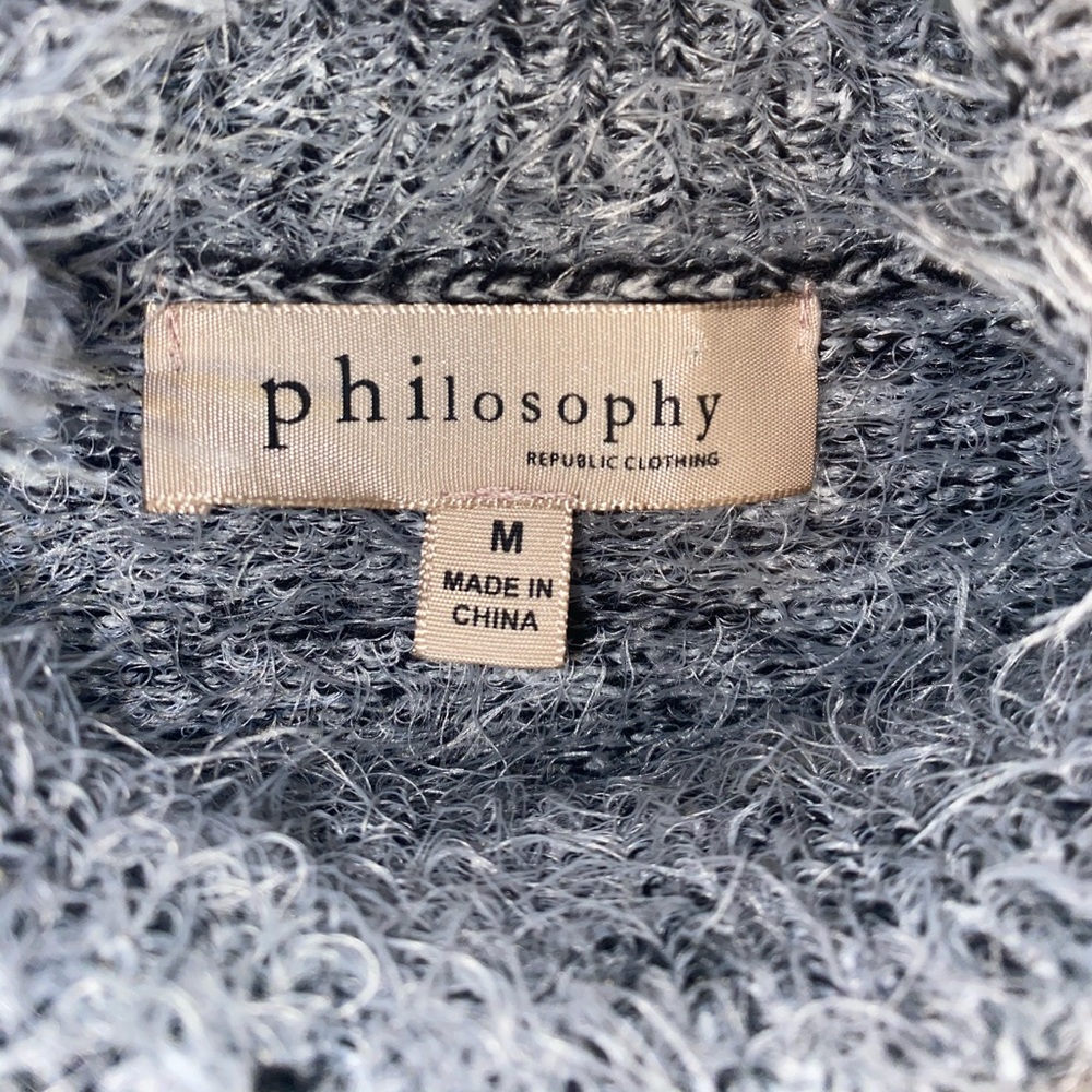 Philosophy Fuzzy Eyelash Knit Sweater